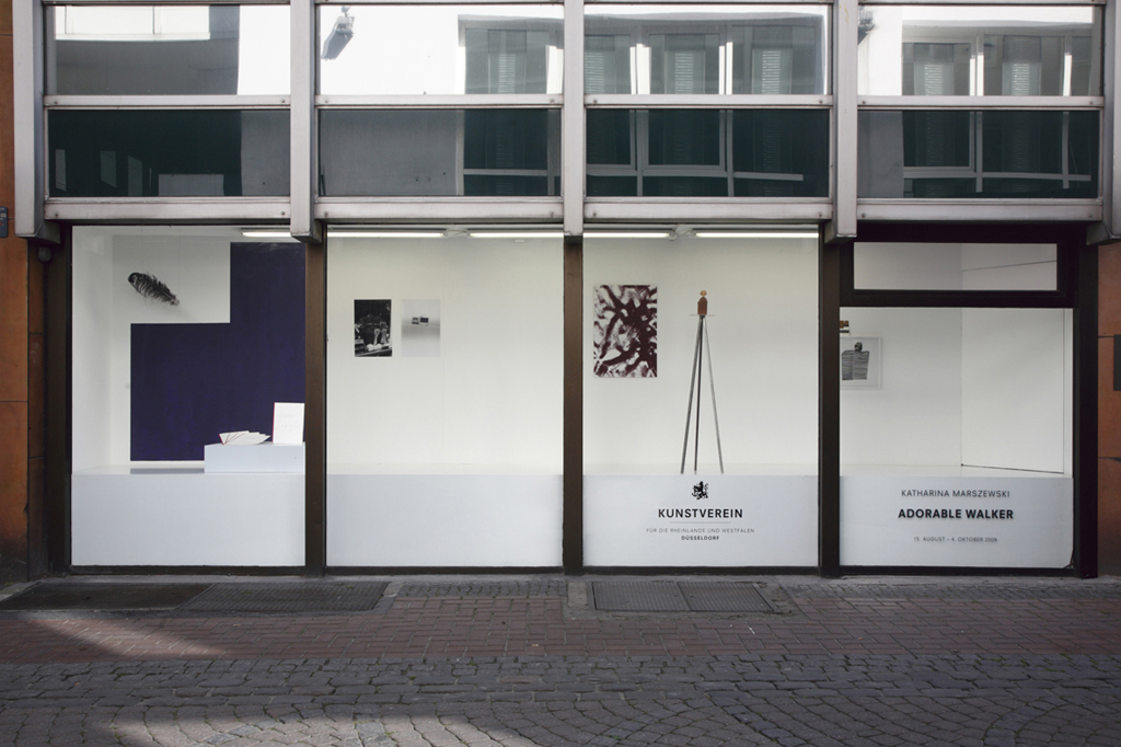 Katharina Marszewski, Installationsansicht im Kunstverein Duesseldorf